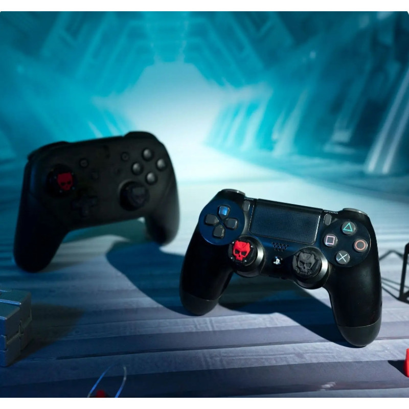 Комплект силіконових накладок на грибки, стики GEEKSHARE для PS4, PS5, Pro Controller, Xbox Series S/X Комплект силіконових накладок на грибки, стики GEEKSHARE для PS4, PS5, Pro Controller, Xbox Series S/X