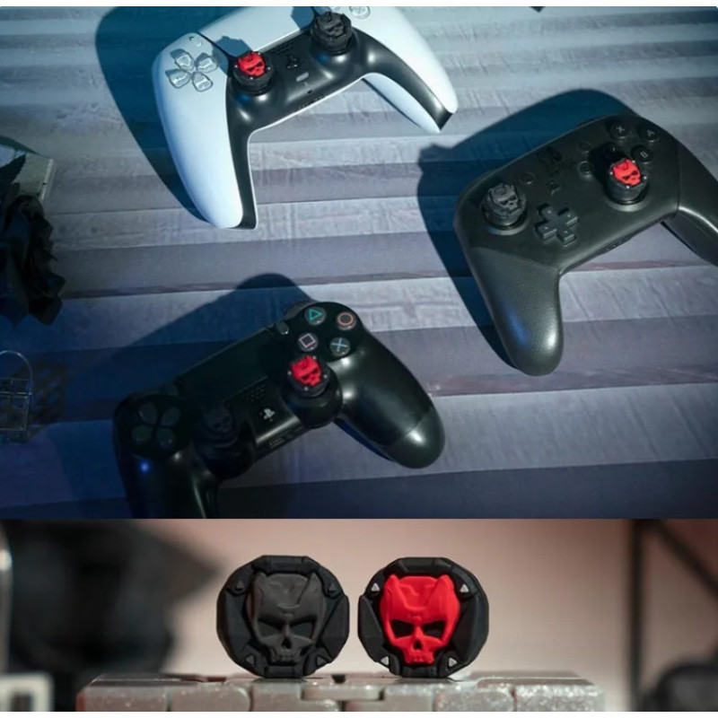Комплект силіконових накладок на грибки, стики GEEKSHARE для PS4, PS5, Pro Controller, Xbox Series S/X Комплект силіконових накладок на грибки, стики GEEKSHARE для PS4, PS5, Pro Controller, Xbox Series S/X