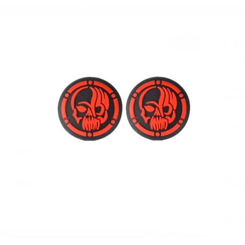 Силіконові накладки на стики для джойстика PlayStation 5 PS5 PS4 Xbox Series X/S XBOX ONE Red Skull Силіконові накладки на стики для джойстика PlayStation 5 PS5 PS4 Xbox Series X/S XBOX ONE Red Skull