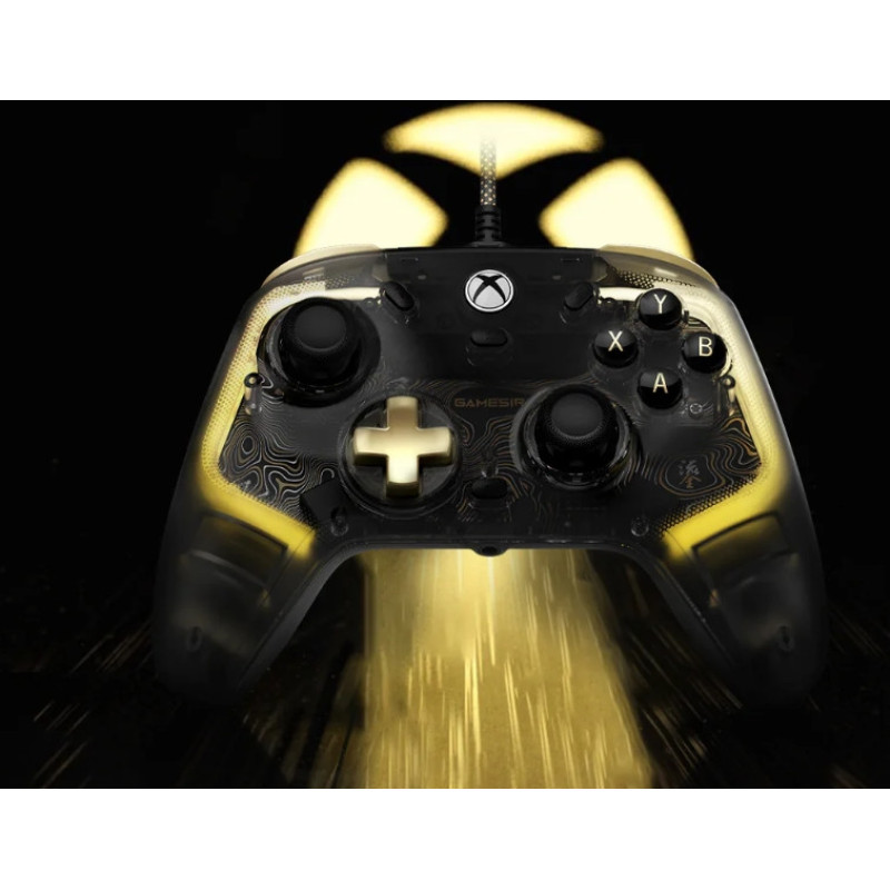 Дротовий геймпад GameSir Kaleid Flux з RGB для Xbox Series X/S Xbox One Windows 10 / 11 / + 1 міс GAME PASS Дротовий геймпад GameSir Kaleid Flux з RGB для Xbox Series X/S Xbox One Windows 10 / 11 / + 1 міс GAME PASS