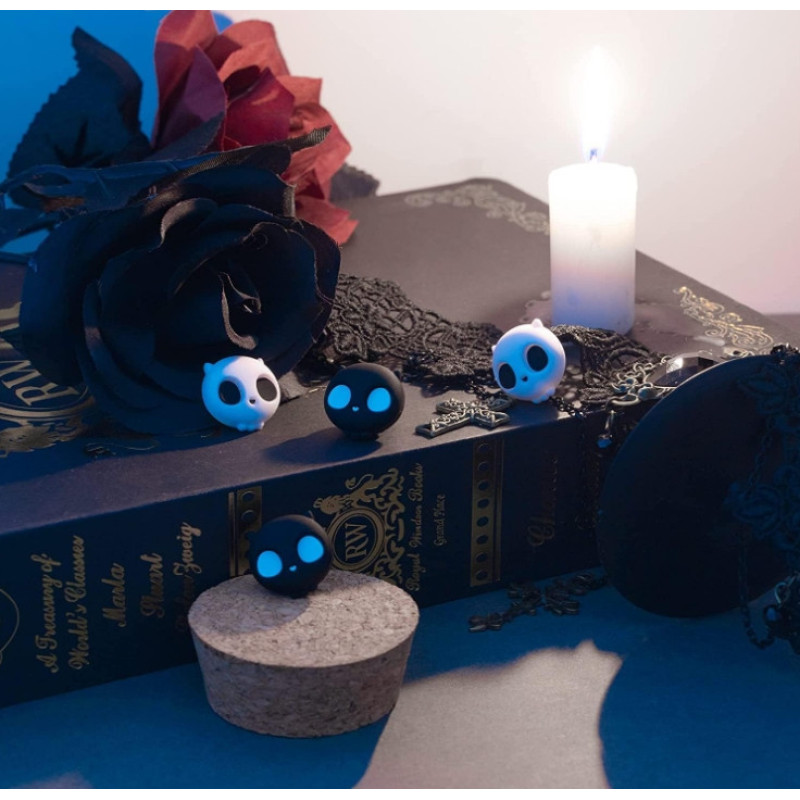 Комплект накладок GeekShare Skull на стики під великі пальці Steam Deck, Oled, Nintendo Switch 2 4шт Комплект накладок GeekShare Skull на стики під великі пальці Steam Deck, Oled, Nintendo Switch 2 4шт