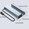 Зарядна док-станція 5 в 1 4K60Hz Type-C 4K HDMI 100W для Steam Deck Asus Rog Ally Lenovo Legion Go MSI Claw Зарядна док-станція 5 в 1 4K60Hz Type-C 4K HDMI 100W для Steam Deck Asus Rog Ally Lenovo Legion Go MSI Claw