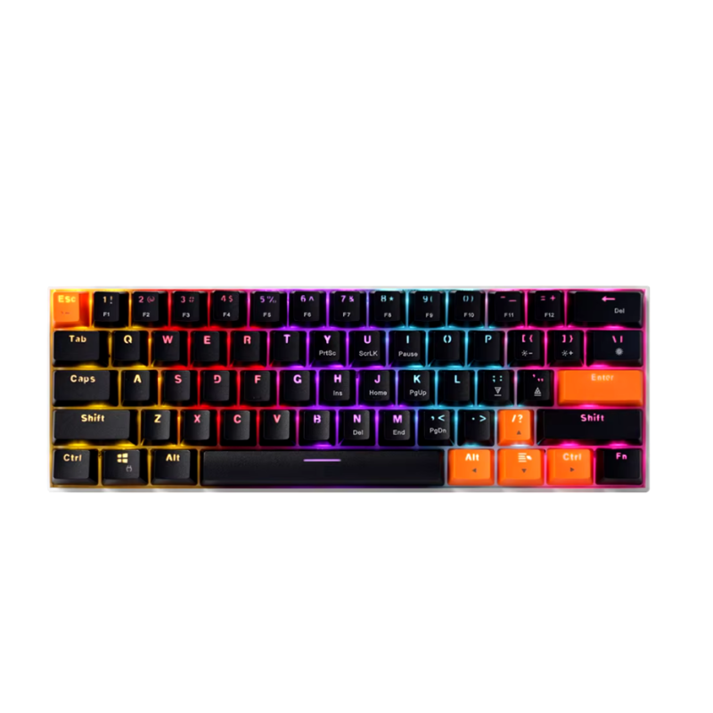 Ігрова механічна клавіатура з підсвічуванням для пк, mac OS, RGB кольорова клавіатура Delux KM36 Black Ігрова механічна клавіатура з підсвічуванням для пк, mac OS, RGB кольорова клавіатура Delux KM36 Black