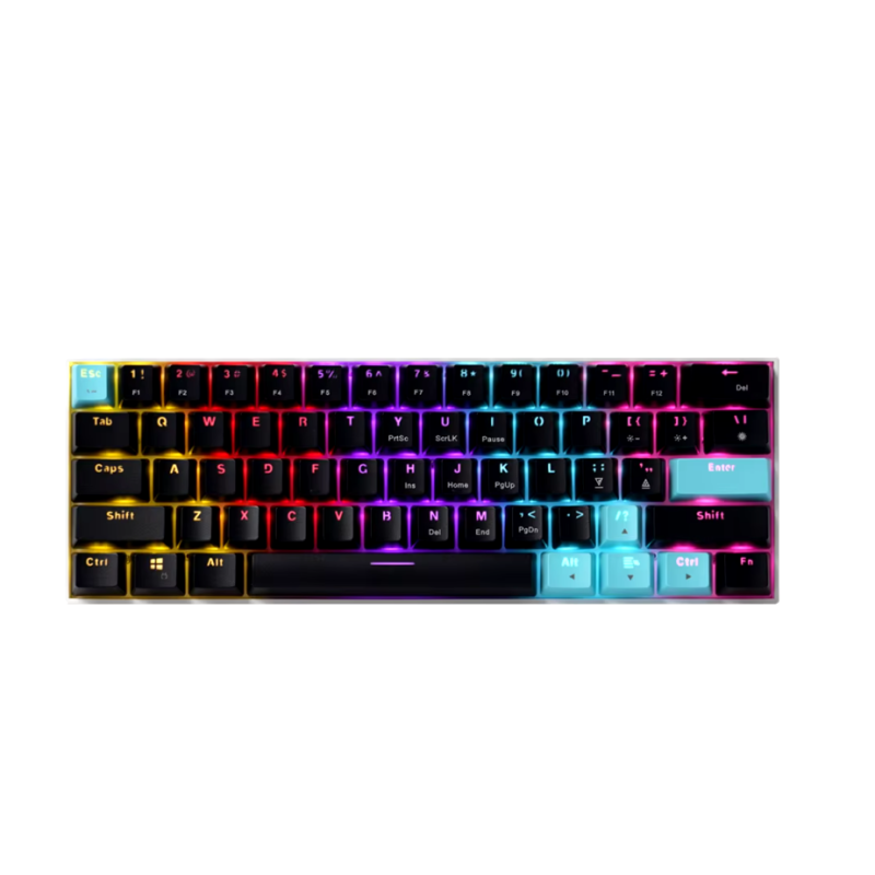 Ігрова механічна клавіатура з підсвічуванням для ПК, mac OS, RGB різнокольорова клавіатура Delux KM36 Ігрова механічна клавіатура з підсвічуванням для ПК, mac OS, RGB різнокольорова клавіатура Delux KM36