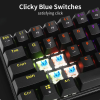 Ігрова механічна клавіатура з підсвічуванням для ПК, mac OS, RGB різнокольорова клавіатура Delux KM36 Ігрова механічна клавіатура з підсвічуванням для ПК, mac OS, RGB різнокольорова клавіатура Delux KM36