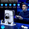 Мультифункціональна охолоджувальна док-станція BEBONCOOL S4000 для Sony PlayStation 5 Slim PS5 PRO Білий Мультифункціональна охолоджувальна док-станція BEBONCOOL S4000 для Sony PlayStation 5 Slim PS5 PRO Білий