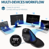 Вертикальна Bluetooth миша Delux M618XSD Seeker 4000DPI OLED, мишка бездротова RGB з акумулятором Вертикальна Bluetooth миша Delux M618XSD Seeker 4000DPI OLED, мишка бездротова RGB з акумулятором