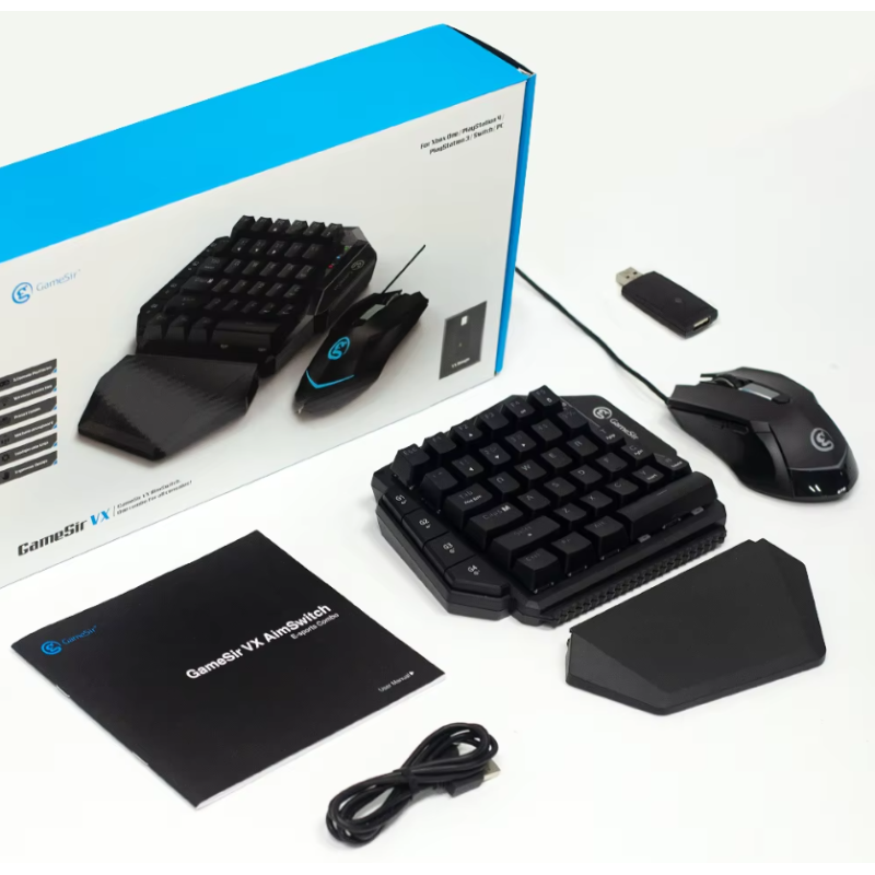 Ігровий кейс GameSir VX AimSwitch і адаптер для Xbox Series X/S, бездротова механічна клавіатура мишка Ігровий кейс GameSir VX AimSwitch і адаптер для Xbox Series X/S, бездротова механічна клавіатура мишка