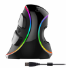 Ергономічна вертикальна ігрова миша Delux M618 PLUS RGB, дротова мишка для ПК 6 кнопок 4000DPI Ергономічна вертикальна ігрова миша Delux M618 PLUS RGB, дротова мишка для ПК 6 кнопок 4000DPI