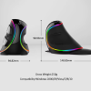 Ергономічна вертикальна ігрова миша Delux M618 PLUS RGB, дротова мишка для ПК 6 кнопок 4000DPI Ергономічна вертикальна ігрова миша Delux M618 PLUS RGB, дротова мишка для ПК 6 кнопок 4000DPI