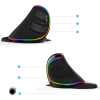 Ергономічна вертикальна ігрова миша Delux M618 PLUS RGB, дротова мишка для ПК 6 кнопок 4000DPI Ергономічна вертикальна ігрова миша Delux M618 PLUS RGB, дротова мишка для ПК 6 кнопок 4000DPI