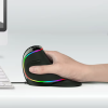 Ергономічна вертикальна ігрова миша Delux M618 PLUS RGB, дротова мишка для ПК 6 кнопок 4000DPI Ергономічна вертикальна ігрова миша Delux M618 PLUS RGB, дротова мишка для ПК 6 кнопок 4000DPI