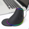 Ергономічна вертикальна ігрова миша Delux M618 PLUS RGB, дротова мишка для ПК 6 кнопок 4000DPI Ергономічна вертикальна ігрова миша Delux M618 PLUS RGB, дротова мишка для ПК 6 кнопок 4000DPI