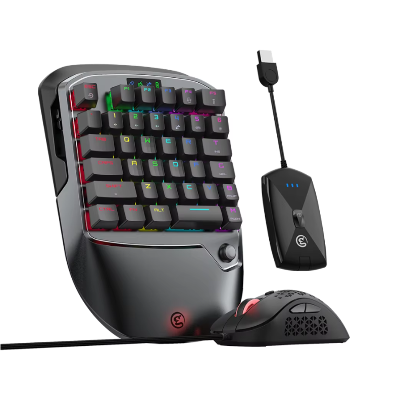 Кейпад GameSir VX2 AimSwitch з RGB для PS4 Xbox One, Series S/X, механічна бездротова клавіатура мишка Кейпад GameSir VX2 AimSwitch з RGB для PS4 Xbox One, Series S/X, механічна бездротова клавіатура мишка
