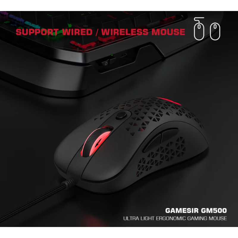Кейпад GameSir VX2 AimSwitch з RGB для PS4 Xbox One, Series S/X, механічна бездротова клавіатура мишка Кейпад GameSir VX2 AimSwitch з RGB для PS4 Xbox One, Series S/X, механічна бездротова клавіатура мишка