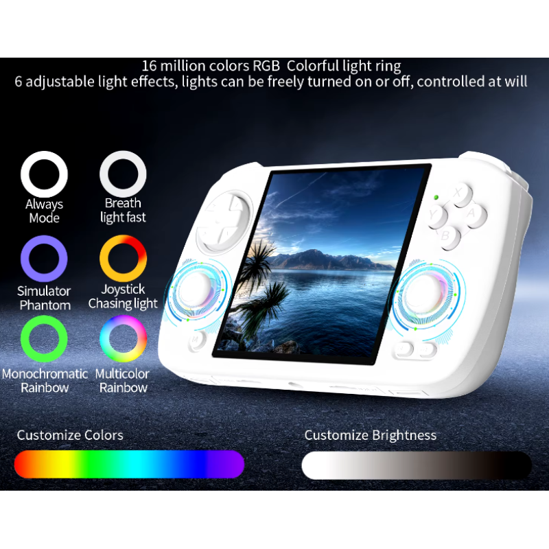 Портативна ігрова консоль ANBERNIC RGB CubeXX 3.95" IPS 1/64 GB 3800mah ретроприставка WIFI Bluetooth White Портативна ігрова консоль ANBERNIC RGB CubeXX 3.95" IPS 1/64 GB 3800mah ретроприставка WIFI Bluetooth White