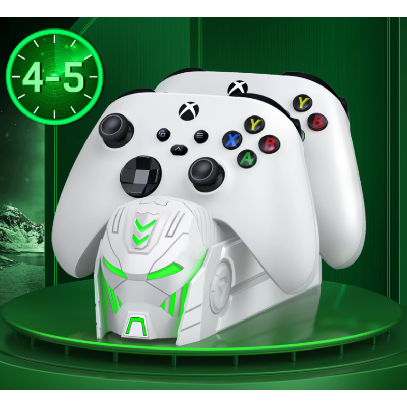 Док-станція BEBONCOOL Predator для геймпадів Xbox Series X/S/One/Elite з батареями по 5520 mAh Док-станція BEBONCOOL Predator для геймпадів Xbox Series X/S/One/Elite з батареями по 5520 mAh