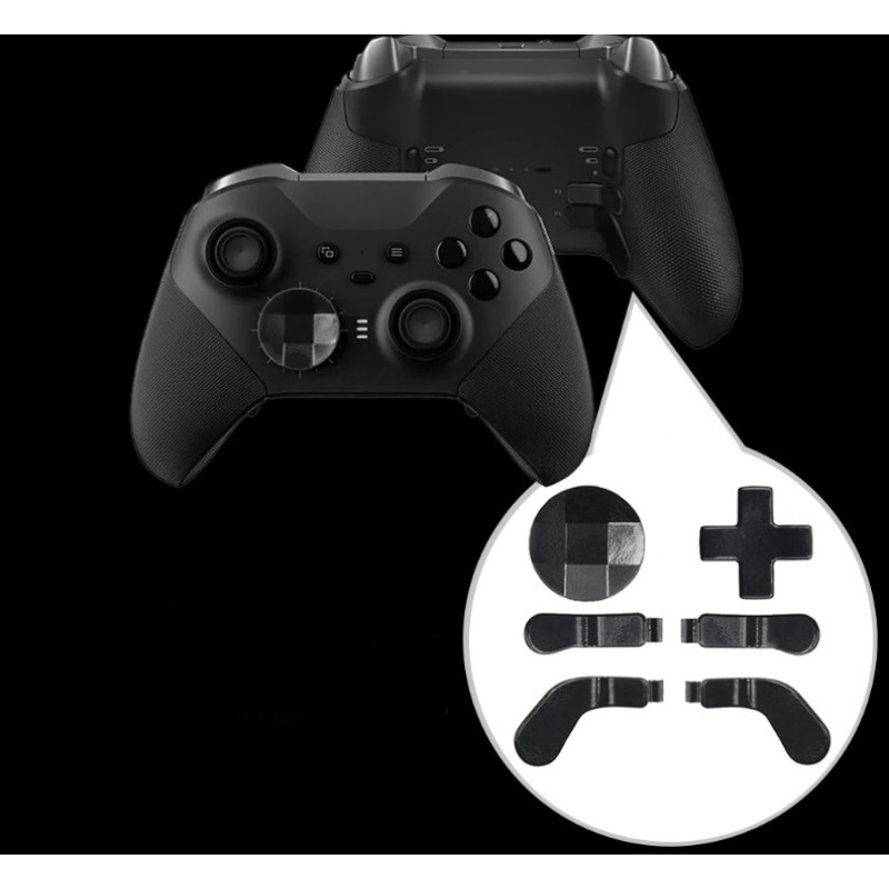 Комплект 13 в 1 RALAN Стики тригерні кнопки D-Pad для геймпада XBOX One Elite Series 2 + дві накладки Комплект 13 в 1 RALAN Стики тригерні кнопки D-Pad для геймпада XBOX One Elite Series 2 + дві накладки