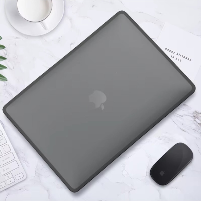 Захисний чохол для Macbook 2020 Air 13 A2337 M1, матовий ударостійкий чохол для Macbook Чорний Захисний чохол для Macbook 2020 Air 13 A2337 M1, матовий ударостійкий чохол для Macbook Чорний