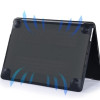 Захисний чохол для Macbook 2020 Air 13 A2337 M1, матовий ударостійкий чохол для Macbook Чорний