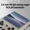 Приставка Anbernic RG35XX+ Plus H700 Портативна ретроконсоль 5000 ігор IPS Linux 1/64GB Grey + скло