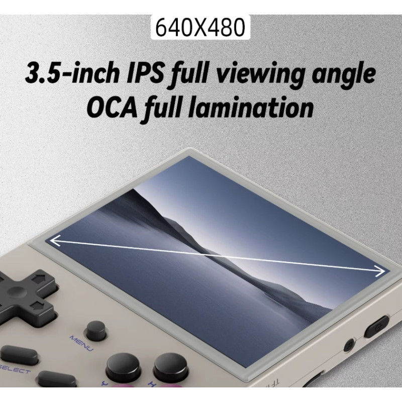 Приставка Anbernic RG35XX+ Plus H700 Портативна ретроконсоль 5000 ігор IPS Linux 1/64GB Grey + скло Приставка Anbernic RG35XX+ Plus H700 Портативна ретроконсоль 5000 ігор IPS Linux 1/64GB Grey + скло