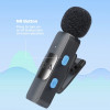 Петличний подвійний мікрофон BOYA BY-V20 2.4G Type-C, бездротовий мікрофон для смартфонів Android Iphone Чорний Петличний подвійний мікрофон BOYA BY-V20 2.4G Type-C, бездротовий мікрофон для смартфонів Android Iphone Чорний