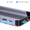 Док-станція 6 в 1 UGREEN CM666 для Steam Deck Asus Rog Ally X Lenovo Legion Go 4K/PD 100 Вт USB HDMI LAN