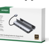 Док-станція 6 в 1 UGREEN CM666 для Steam Deck Asus Rog Ally X Lenovo Legion Go 4K/PD 100 Вт USB HDMI LAN