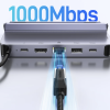 Док-станція 6 в 1 UGREEN CM666 для Steam Deck Asus Rog Ally X Lenovo Legion Go 4K/PD 100 Вт USB HDMI LAN