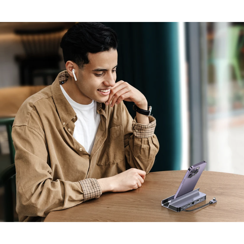 Док-станція 6 в 1 UGREEN CM666 для Steam Deck Asus Rog Ally X Lenovo Legion Go 4K/PD 100 Вт USB HDMI LAN Док-станція 6 в 1 UGREEN CM666 для Steam Deck Asus Rog Ally X Lenovo Legion Go 4K/PD 100 Вт USB HDMI LAN