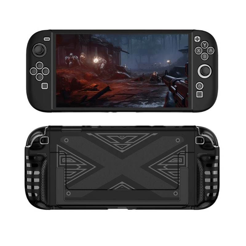 Комплект захисту міцний чохол-бампер скло для консолі Nintendo Switch 2 Комплект захисту міцний чохол-бампер скло для консолі Nintendo Switch 2
