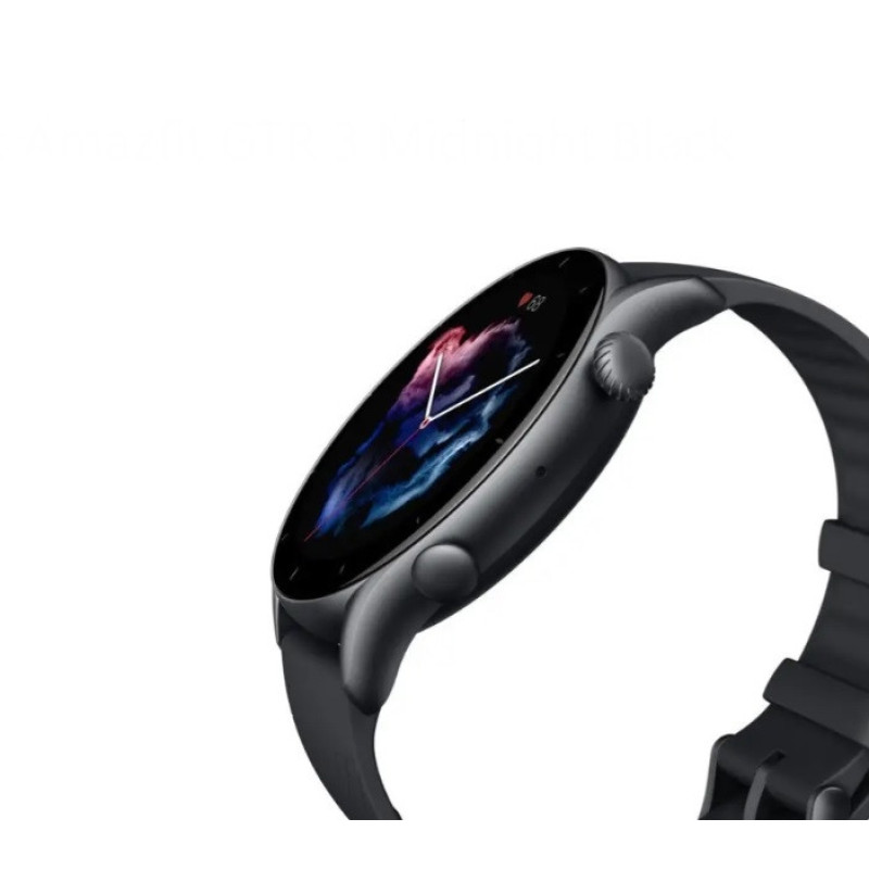 Смарт-годинник Amazfit GTR 3 Midnight black 1,39" AMOLED дисплей, Bluetooth 5.1 450 мА·год Смарт-годинник Amazfit GTR 3 Midnight black 1,39" AMOLED дисплей, Bluetooth 5.1 450 мА·год