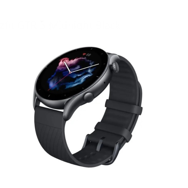 Смарт-годинник Amazfit GTR 3 Midnight black 1,39" AMOLED дисплей, Bluetooth 5.1 450 мА·год Смарт-годинник Amazfit GTR 3 Midnight black 1,39" AMOLED дисплей, Bluetooth 5.1 450 мА·год