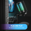 Ігровий USB-мікрофон FIFINE A6 NEO, конденсаторний мікрофон з RGB для ноутбука ПК PS5 PS4 AmpliGame