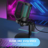 Ігровий USB-мікрофон FIFINE A6 NEO, конденсаторний мікрофон з RGB для ноутбука ПК PS5 PS4 AmpliGame