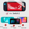 Захисне скло зі встановленням рамкою для екрана Nintendo Switch 2, загартоване прозоре скло для NS2 Захисне скло зі встановленням рамкою для екрана Nintendo Switch 2, загартоване прозоре скло для NS2