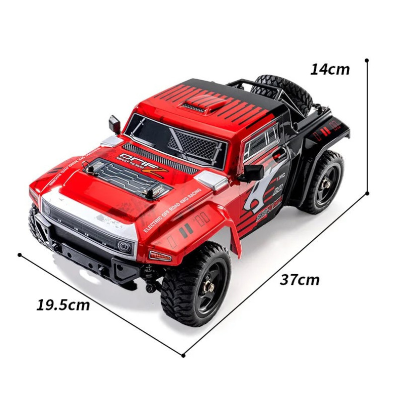 Радіокерований трофі-позашляховик SAN YAO SY-1202 1:12, машинка з повним приводом 4WD і пультом 2.4G Червоний Радіокерований трофі-позашляховик SAN YAO SY-1202 1:12, машинка з повним приводом 4WD і пультом 2.4G Червоний